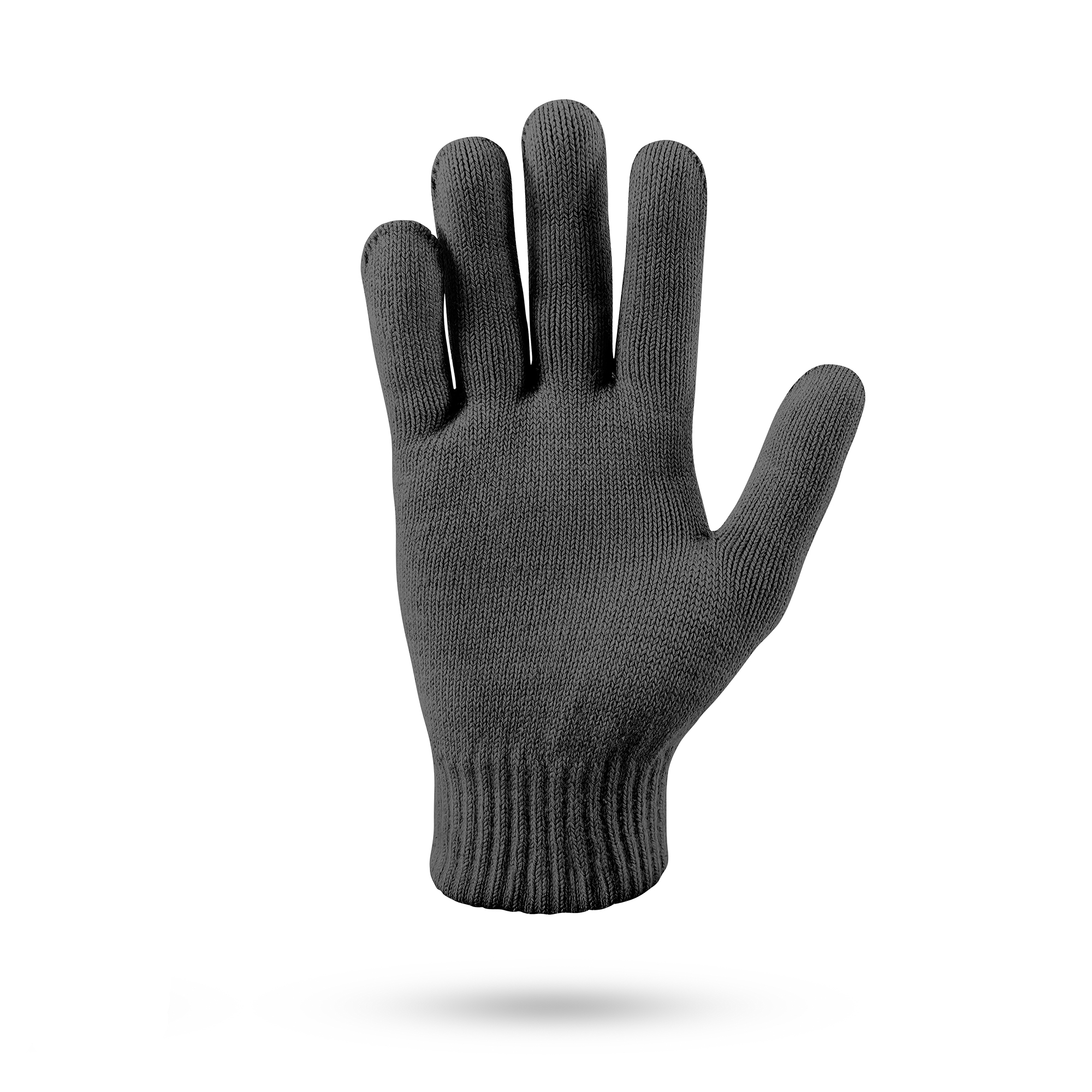 Schutzhandschuh unbeschichtet schwarz 